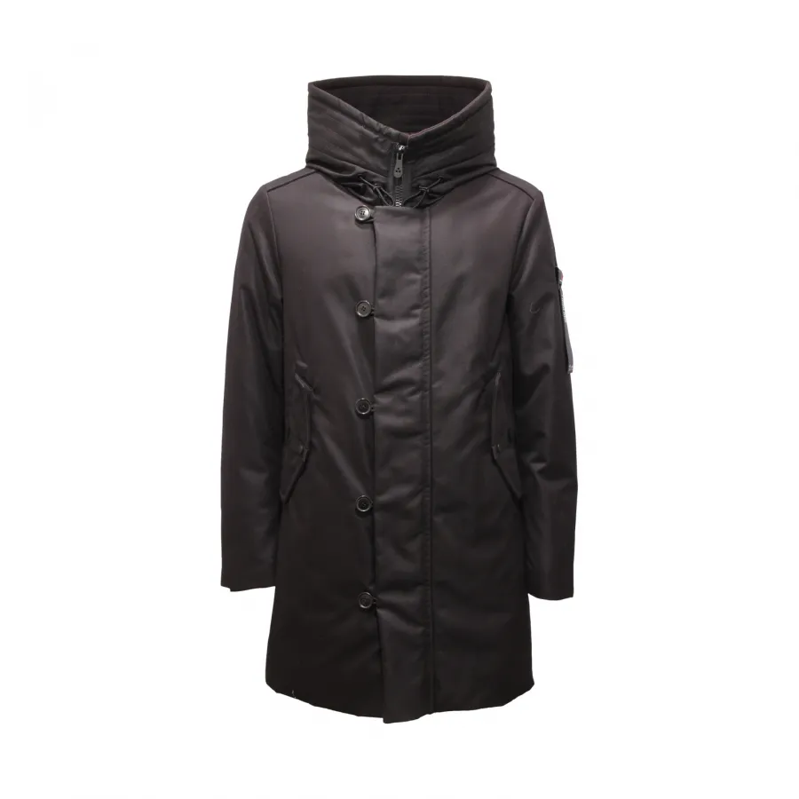 9536AU PIUMINO UOMO PEUTEREY MAN DOWN JACKET BLACK