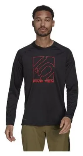 Adidas Five Ten Long Sleeve Jersey Black/Red