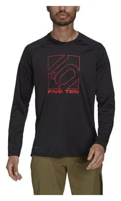 Adidas Five Ten Long Sleeve Jersey Black/Red