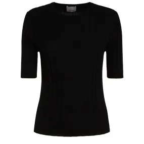 ALLUDE  Maglia in lana nera