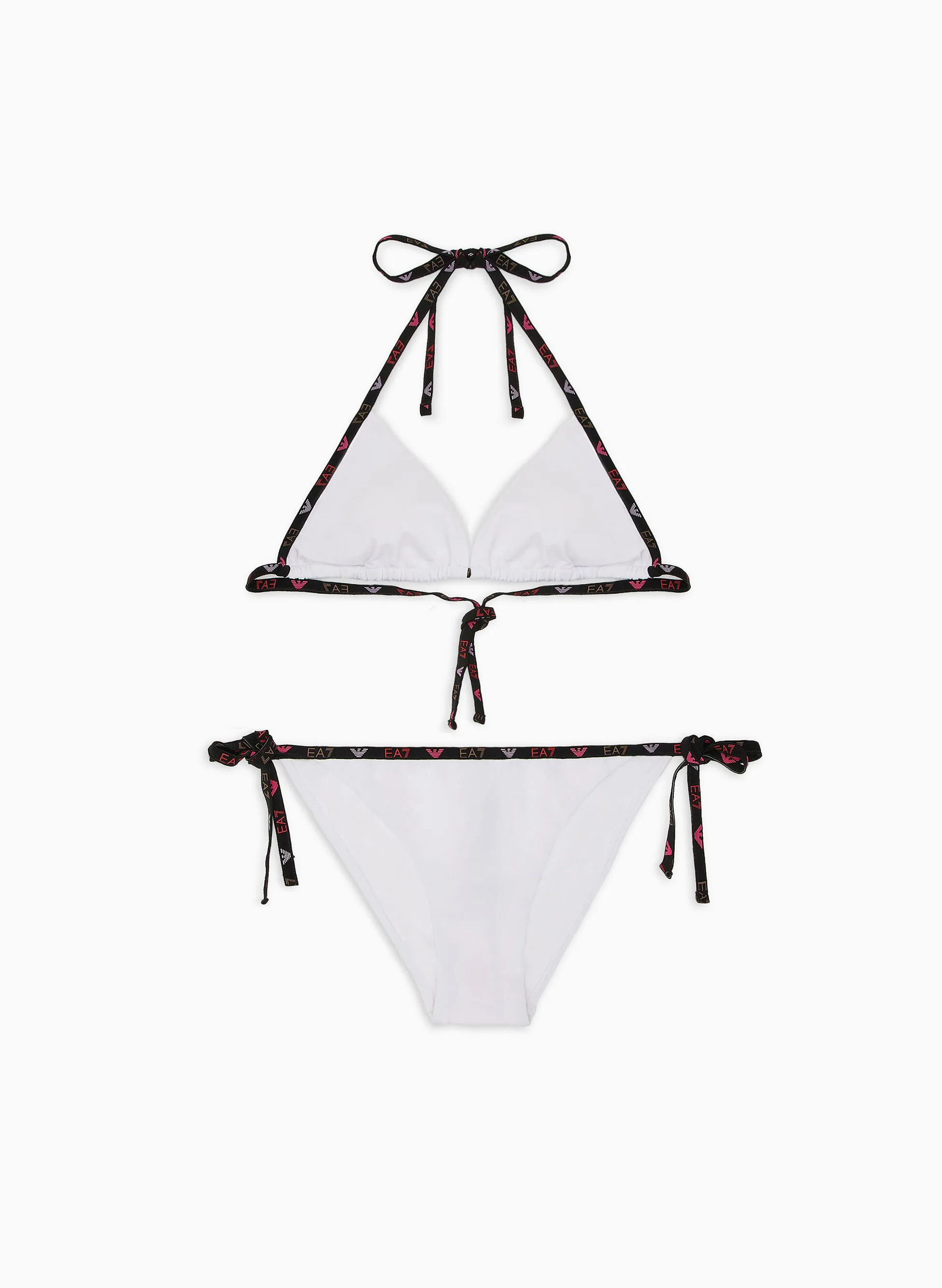 bikini a triangolo con logo asv