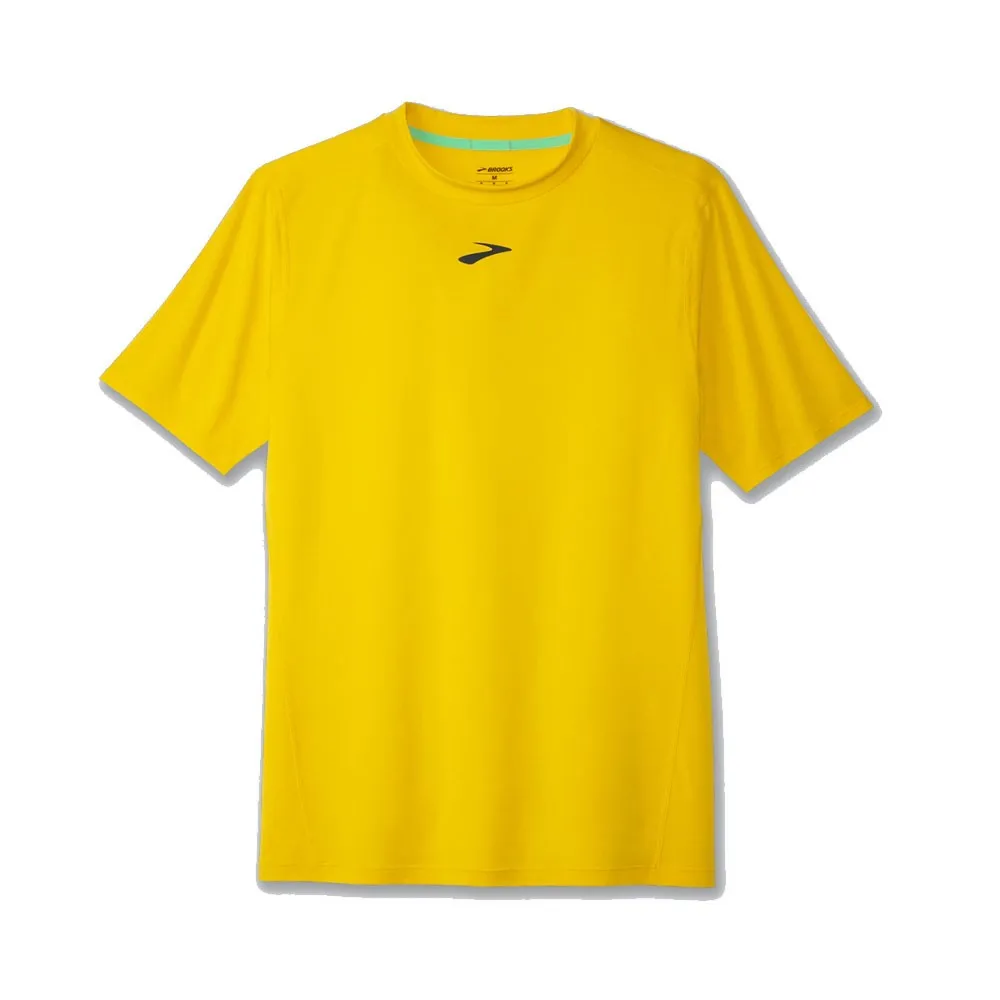 Brooks Maglia Trail Running Mezza Manica High Point Lemon Chrome Uomo