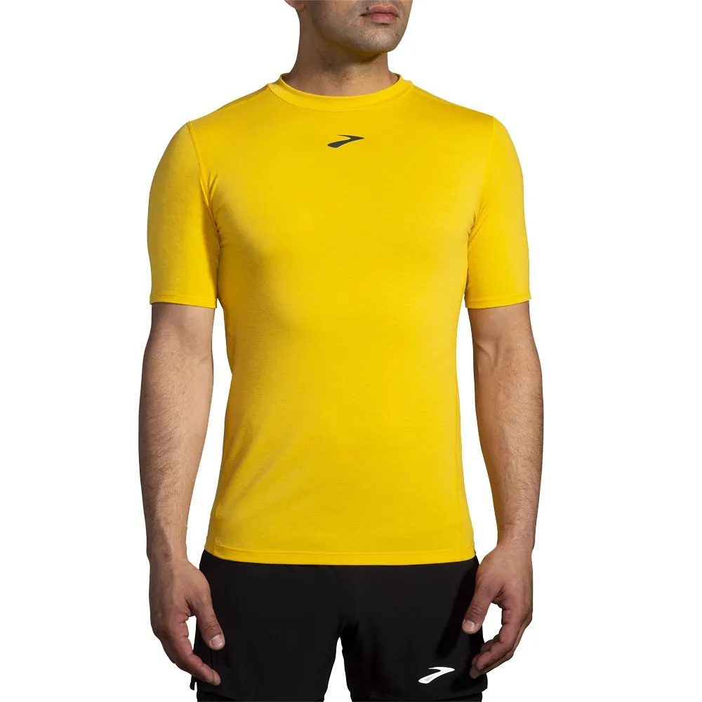 Brooks Maglia Trail Running Mezza Manica High Point Lemon Chrome Uomo