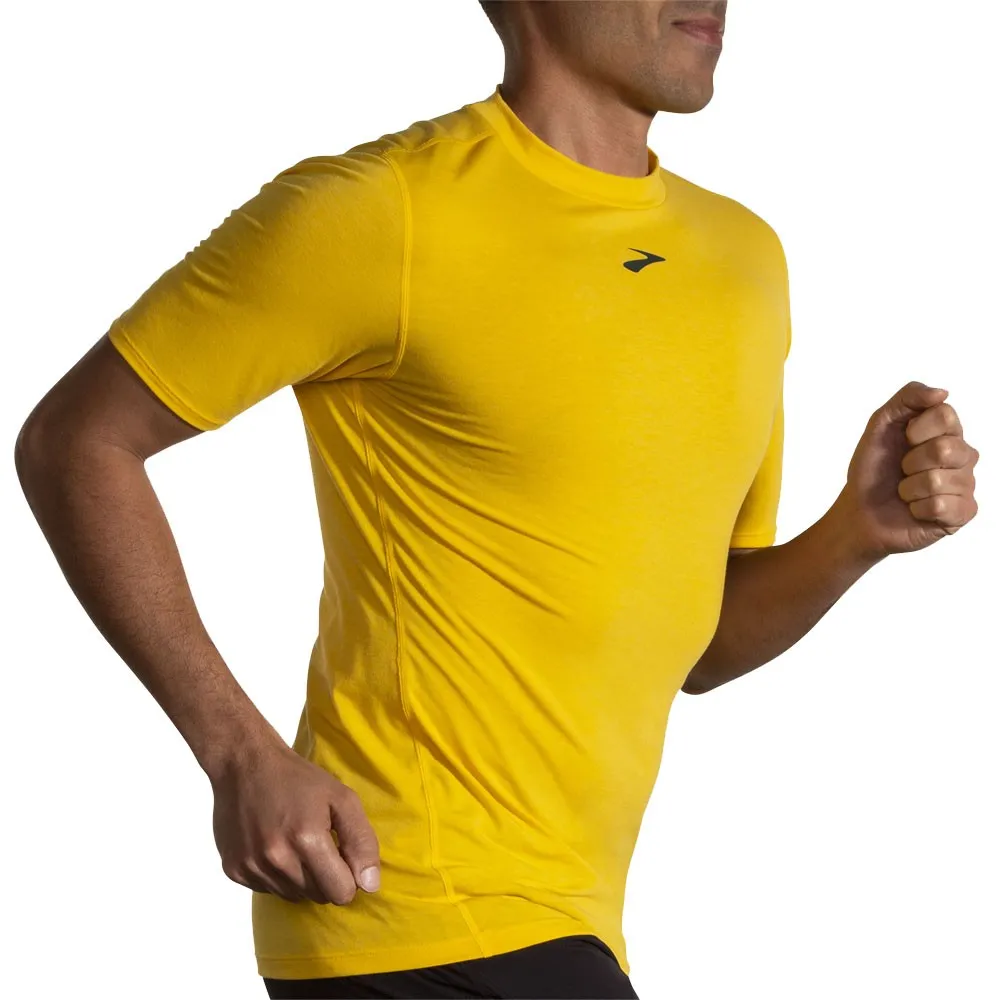 Brooks Maglia Trail Running Mezza Manica High Point Lemon Chrome Uomo