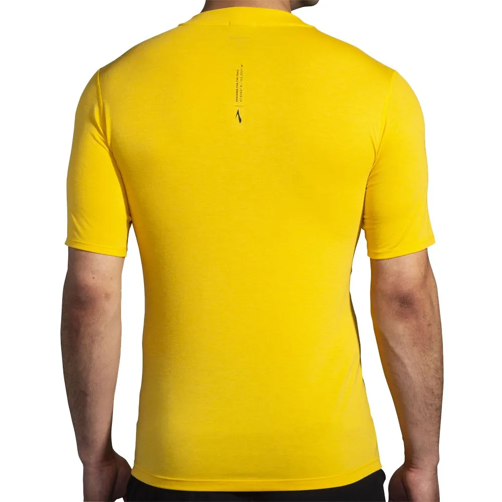 Brooks Maglia Trail Running Mezza Manica High Point Lemon Chrome Uomo