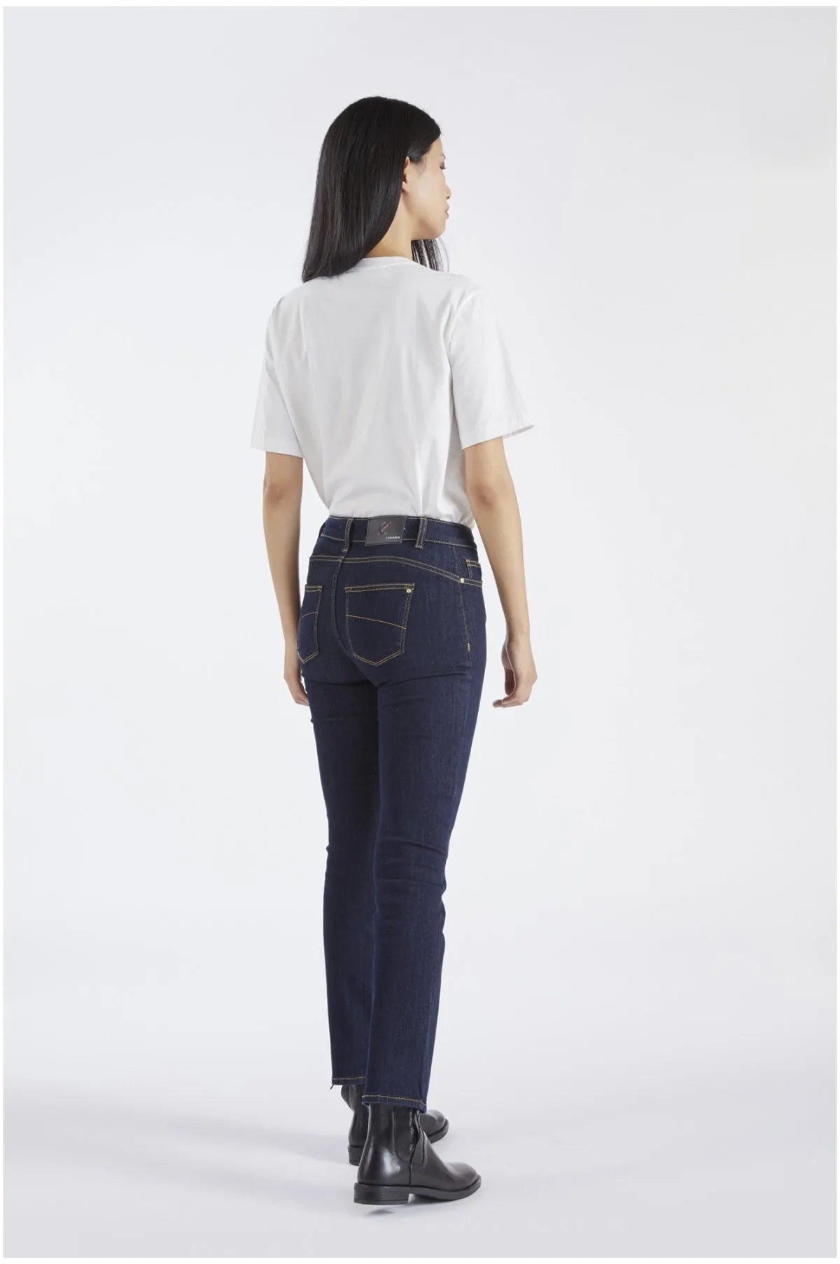 CafèNoir Audrey slim denim ida women superstretch C7JJ1001 B009 indigo