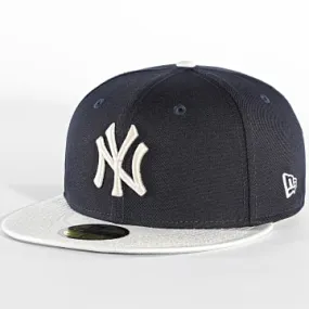 Cappello Snapback 59Fifty Team Shimmer New York Yankees Navy Blue Beige