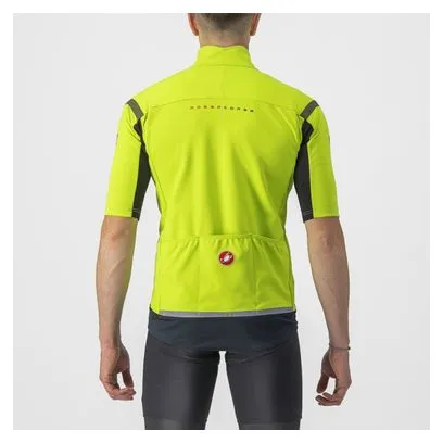 Castelli Gabba RoS 2 Short Sleeve Jersey Fluo Yellow/Dark Grey