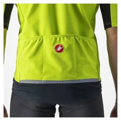 Castelli Gabba RoS 2 Short Sleeve Jersey Fluo Yellow/Dark Grey