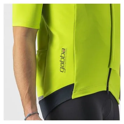 Castelli Gabba RoS 2 Short Sleeve Jersey Fluo Yellow/Dark Grey