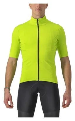 Castelli Perfetto RoS 2 Wind Short Sleeve Jersey Giallo Fluo