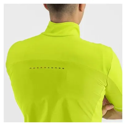 Castelli Perfetto RoS 2 Wind Short Sleeve Jersey Giallo Fluo