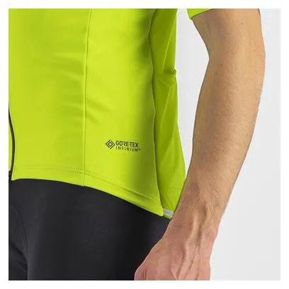 Castelli Perfetto RoS 2 Wind Short Sleeve Jersey Giallo Fluo