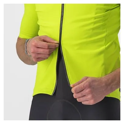 Castelli Perfetto RoS 2 Wind Short Sleeve Jersey Giallo Fluo