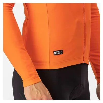 Castelli Tutto Nano Ros Orange Long Sleeve Jacket