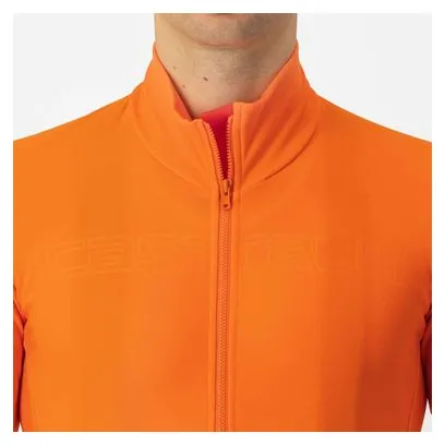 Castelli Tutto Nano Ros Orange Long Sleeve Jacket