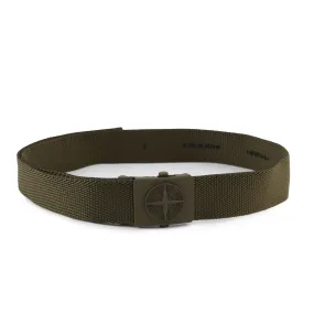 Cintura Tape Stone Island Verde Militare Opaco