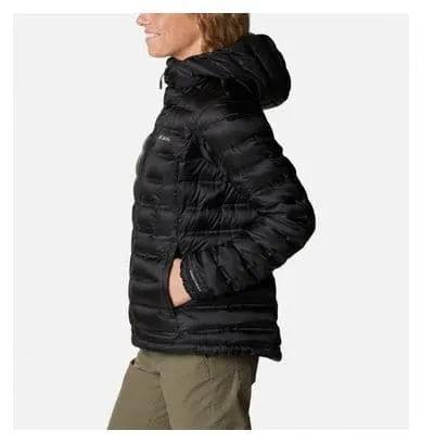 Columbia Pebble Peak Down Hooded Jacket Black Women's L