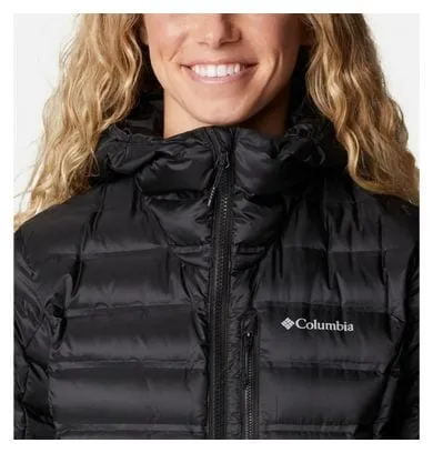 Columbia Pebble Peak Down Hooded Jacket Black Women's L