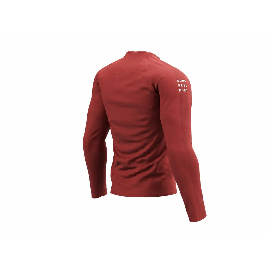 Compressport Training T-Shirt Long Sleeves Apple - Maglia Running Uomo Manica Lunga