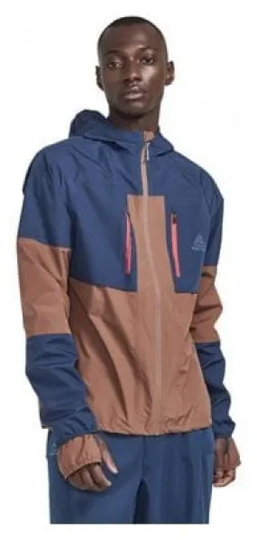 Craft Pro Trail Hydro Waterproof Jacket Blue Brown Uomo