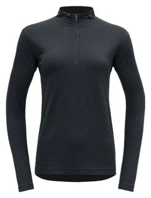 Devold Breeze Merino 150 1/4 Zip Women's Jersey Black