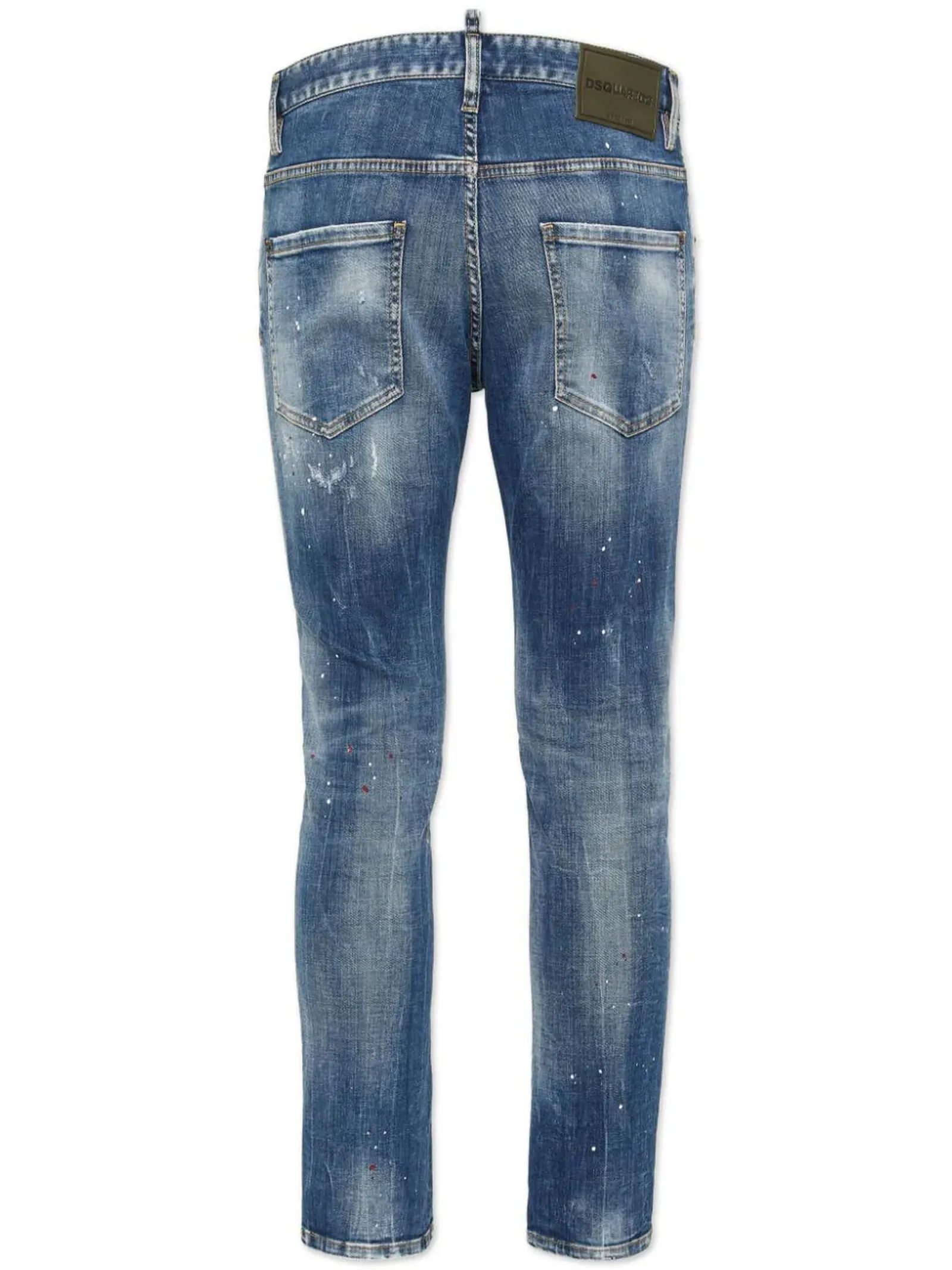 DSQUARED Abbigliamento,Jeans Jeans in cotone blu navy 