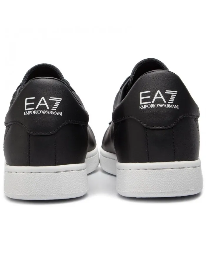 EA7 Armani Sneakers Uomo X8X001 XCC51 A-EE Scarpe Basse Pelle Nere 00002 BLACK