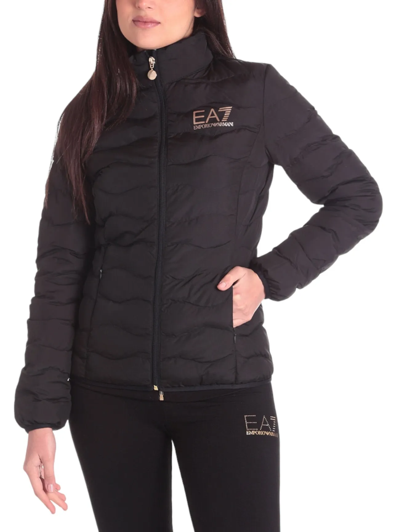 EA7 Emporio Armani Donna Piumino 8NTB21TNF8Z0200 Nero