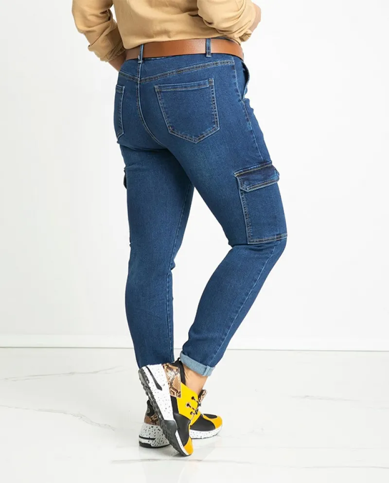 Factory Direct Sales   Supply Street Trendy Overalls Trousers High Waist Women's Jeans Special Price