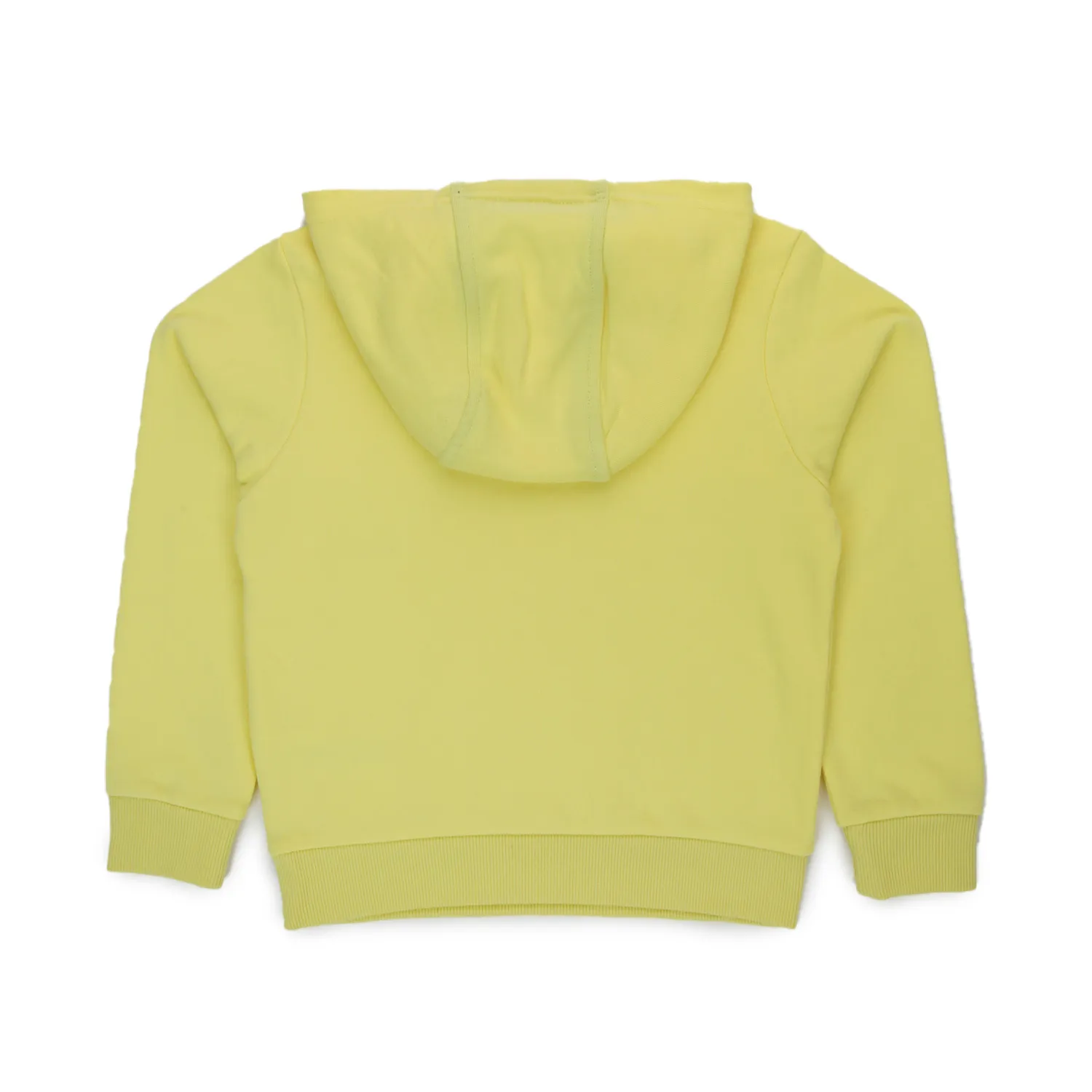 Felpa Hoodie Giallo Fluo Con Logo Bambino E Teen