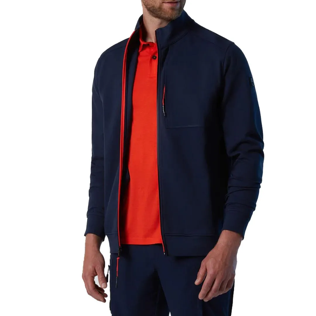 Felpa North Sails uomo tecnica fullzip