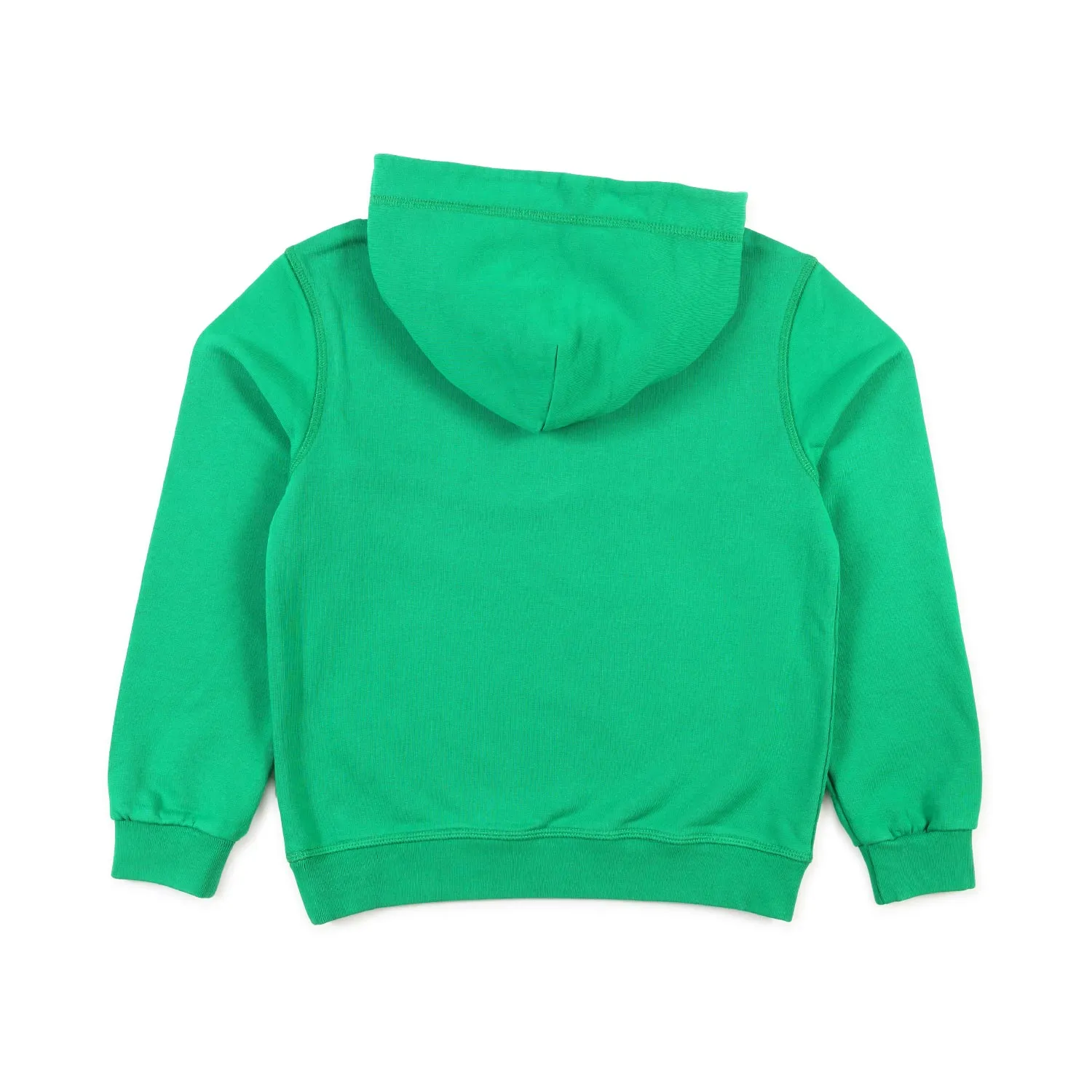 Felpa Unisex Verde Con Cappuccio Jr E Teen