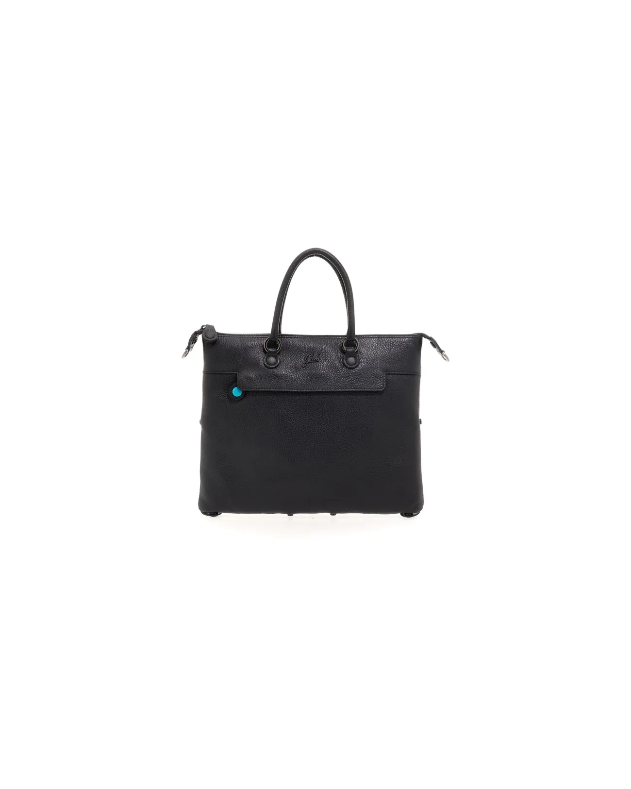 Gabs - Borsa trasformabile in pelle con tasca esterna M G3 Plus Black