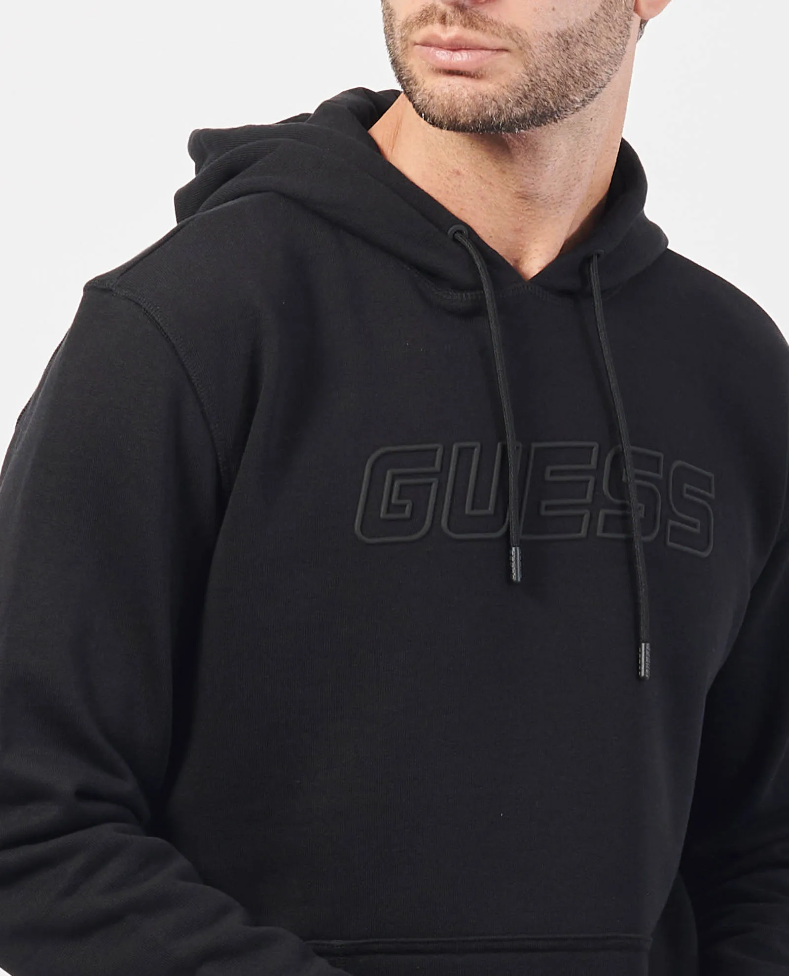 GUESS      Felpa uomo Guess con cappuccio e tasche