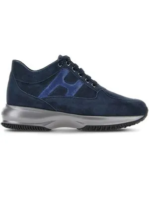 HOGAN Calzature,Sneakers sneakers in pelle blu 