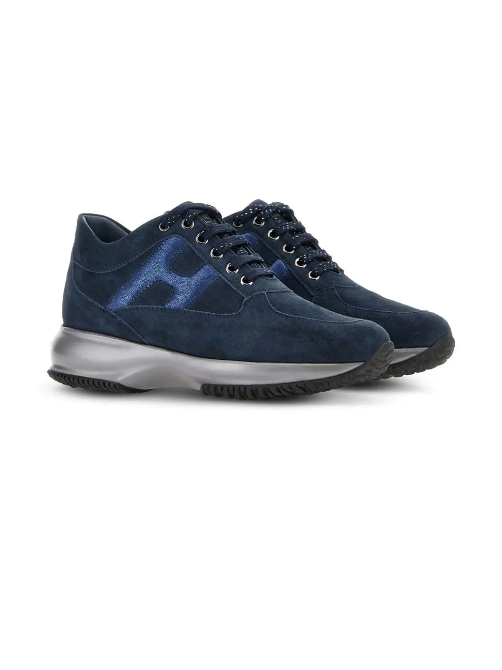 HOGAN Calzature,Sneakers sneakers in pelle blu 