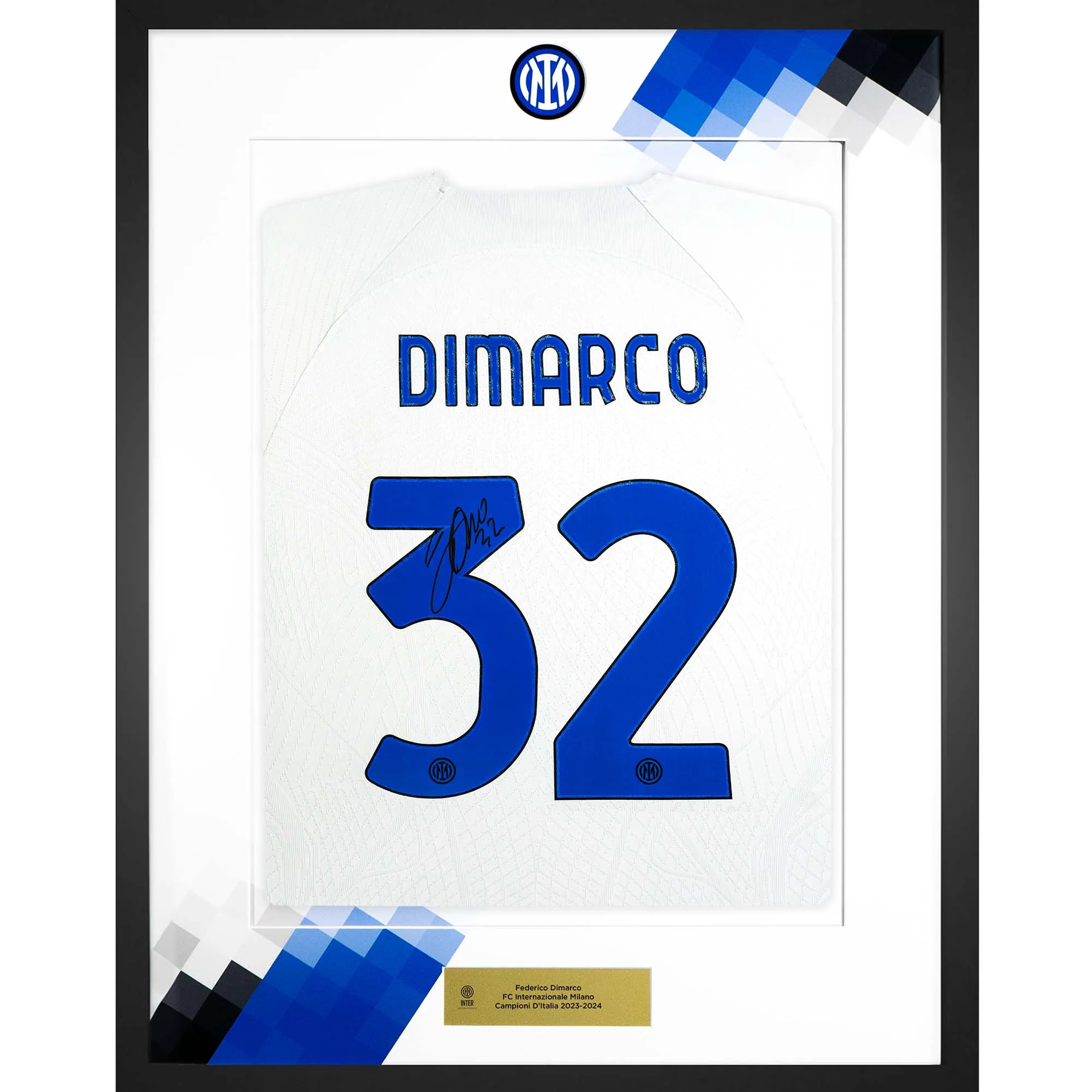 IM MAGLIA AWAY MATCH 2023/24 FIRMATA DIMARCO CAMPIONI D'ITALIA