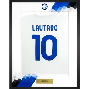 IM MAGLIA AWAY MATCH 2023/24 FIRMATA LAUTARO CAMPIONI D'ITALIA