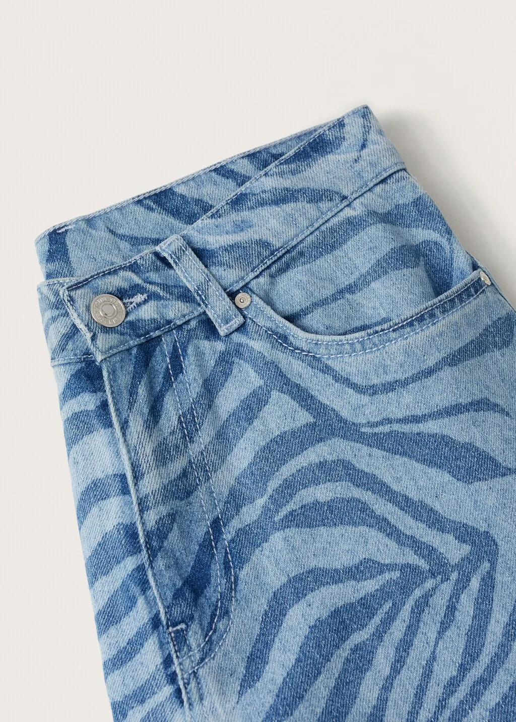 Jeans Mom animal print