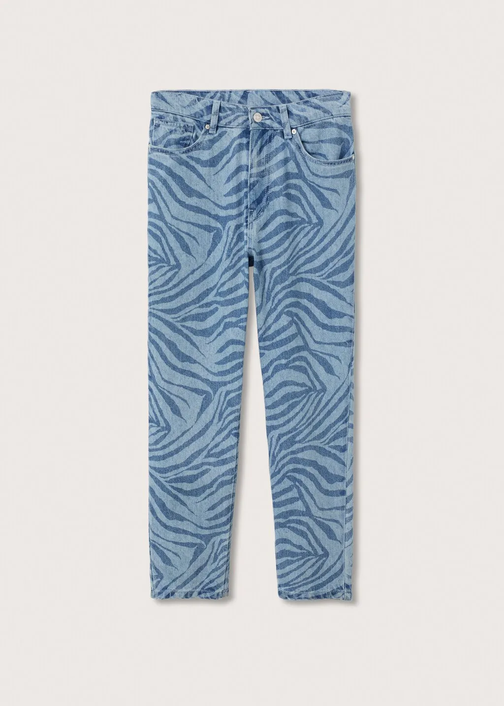 Jeans Mom animal print