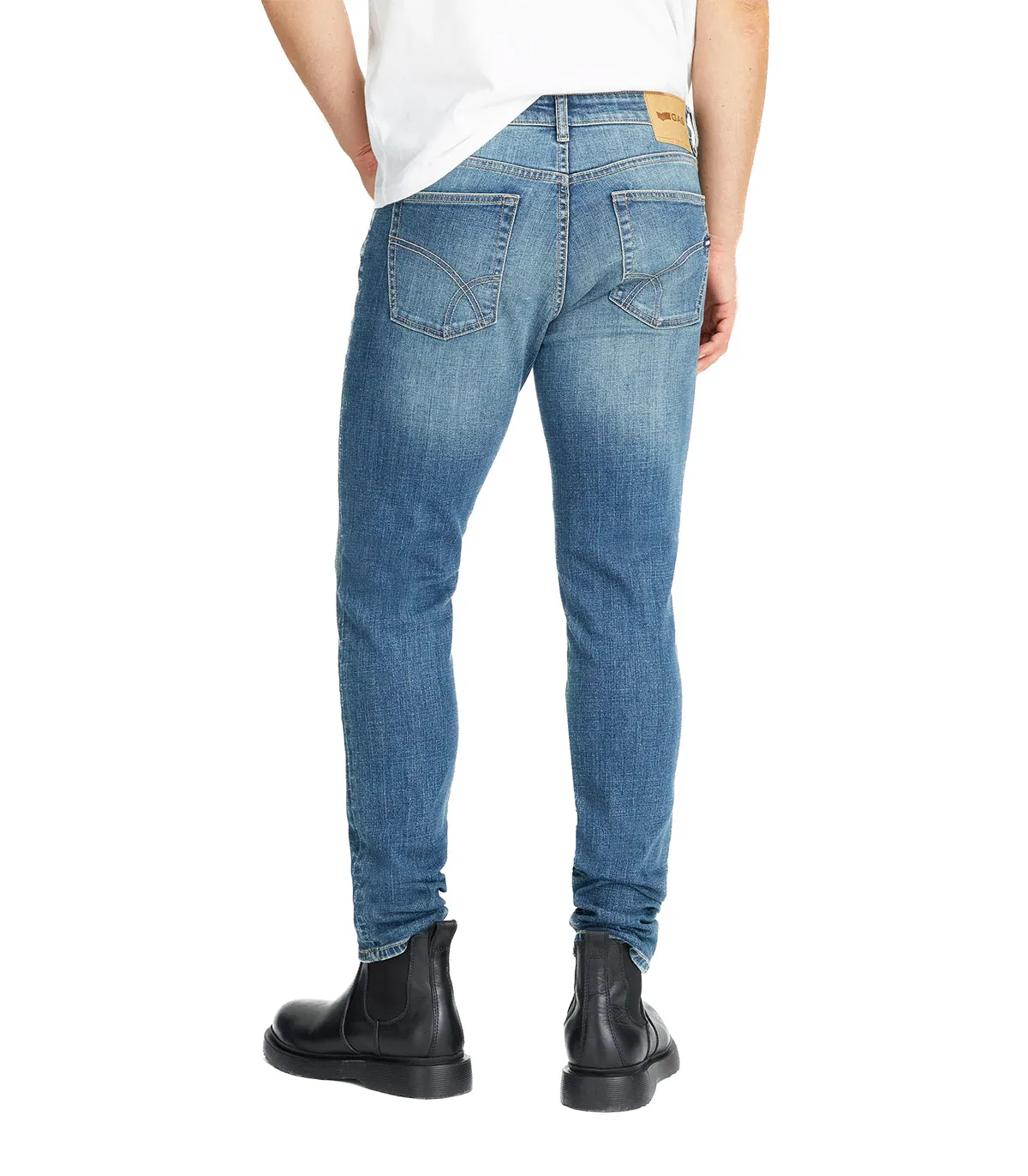 Jeans Uomo Gas Sax Zip Rev 08MG