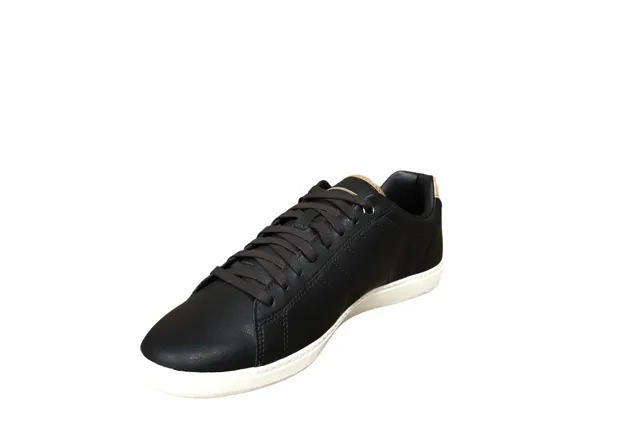 Le Coq Sportif men's sneakers shoe Courtcraft S Leather 1720283 liquorice