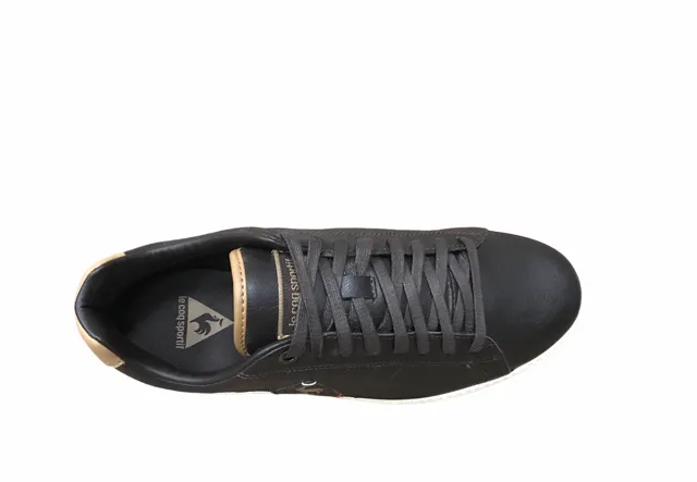 Le Coq Sportif men's sneakers shoe Courtcraft S Leather 1720283 liquorice