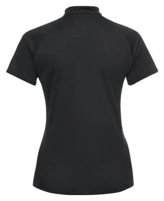 Maglia a manica corta Odlo Essential 1/2 Zip Donna Nero