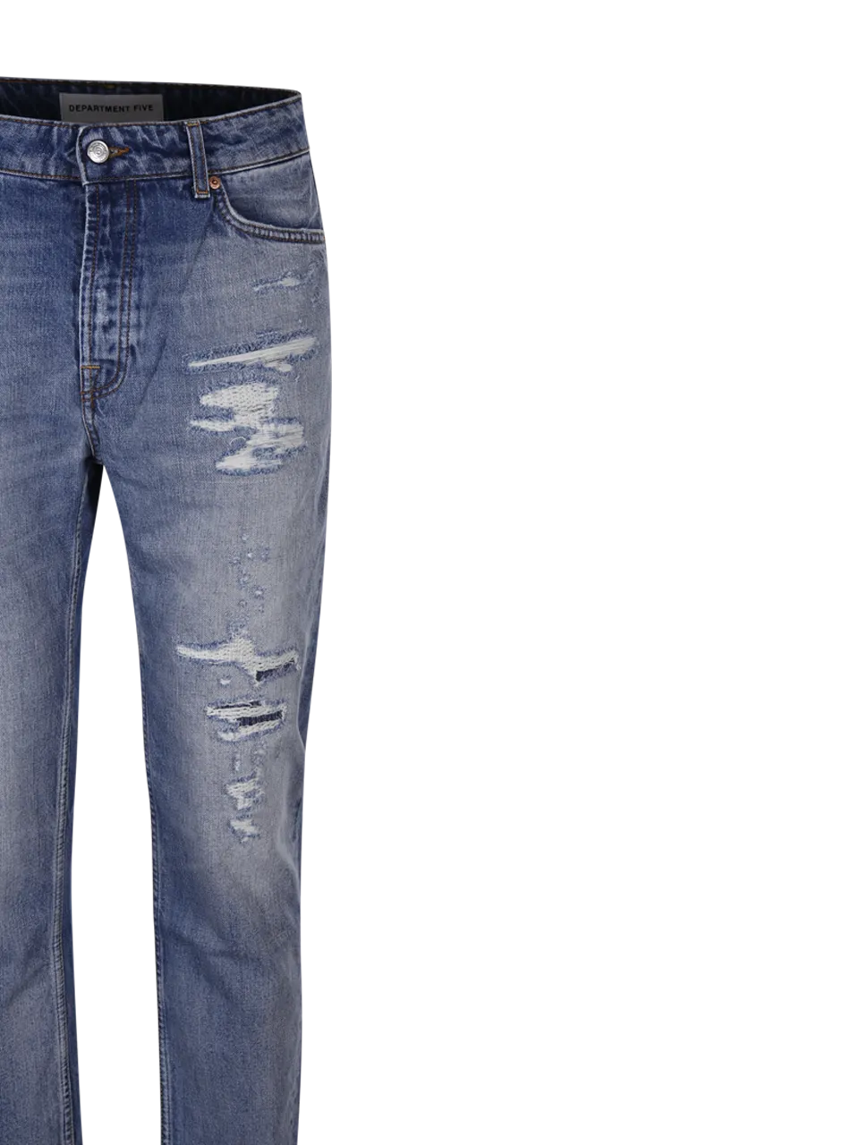 MEN DEPARTMENT FIVE BLU COTTON DRAKE JEANS