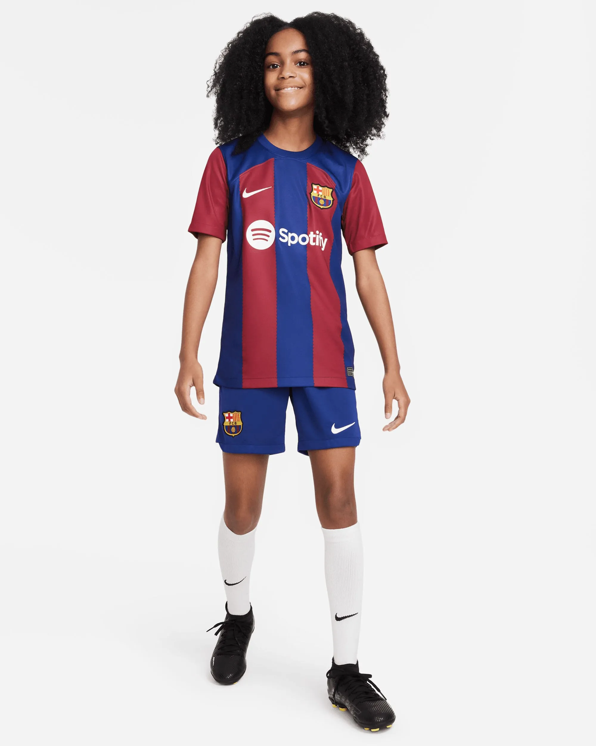 Nike FC Barcellona Pantaloncini 2023/24 Stadium Home Bambino