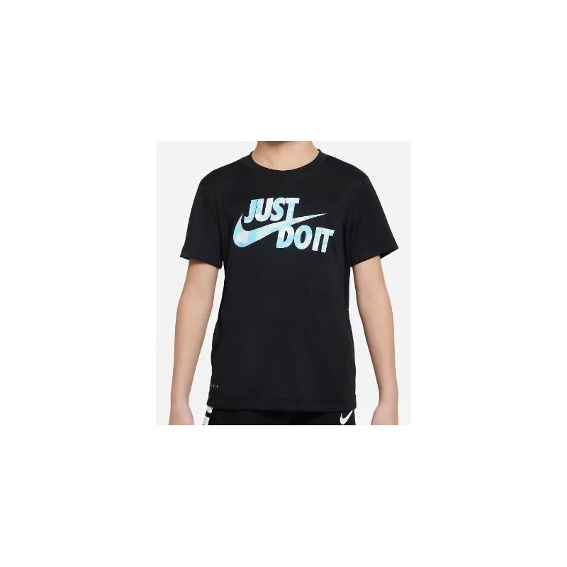 Nike Junior All Day Play Tee Black T-Shirt M/M Nero Junior