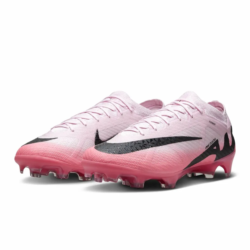 Nike Mercurial Vapor 15 Elite Fg Rosa Nero - Scarpe Da Calcio Uomo