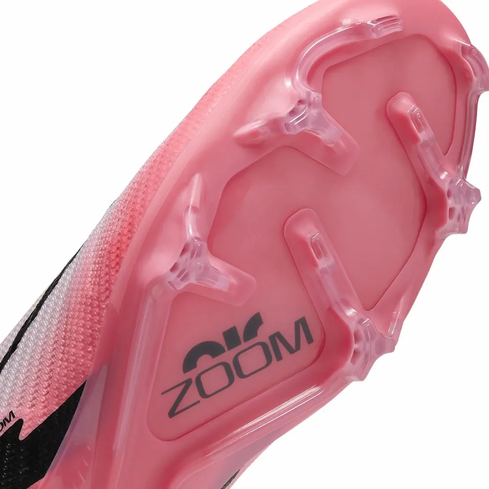 Nike Mercurial Vapor 15 Elite Fg Rosa Nero - Scarpe Da Calcio Uomo